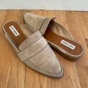 Steve Madden tan leather mule size 10